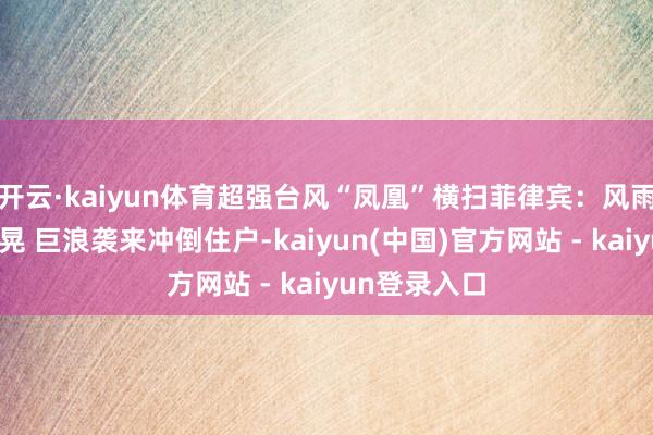 开云·kaiyun体育超强台风“凤凰”横扫菲律宾：风雨中悬索桥猛晃 巨浪袭来冲倒住户-kaiyun(中国)官方网站 - kaiyun登录入口